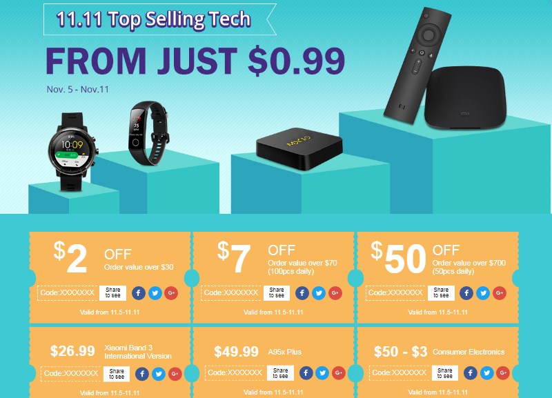 Avail Great Discounts On Top Selling Tech Items On GeekBuying Gizmochina