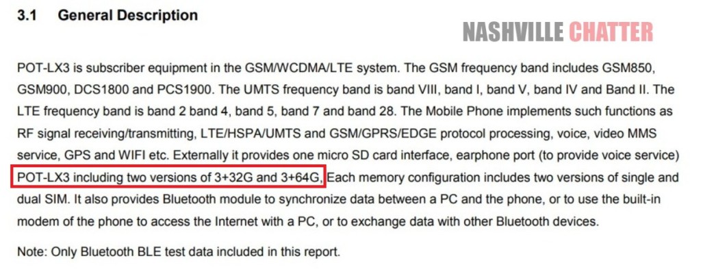 Huawei P Smart 2019 FCC