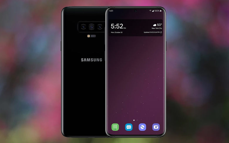Samsung Galaxy S10 Concept Render