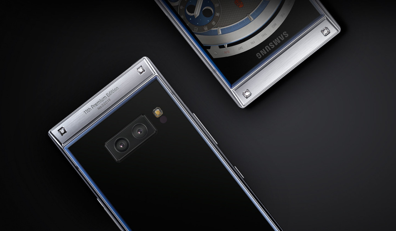 Samsung W2019 flip phone is official with dual screens, dual
