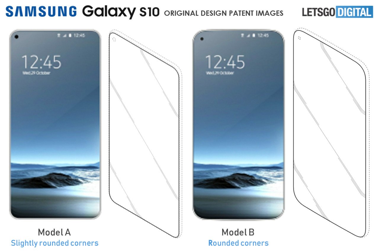 Samsung Galaxy S10 Design Patent