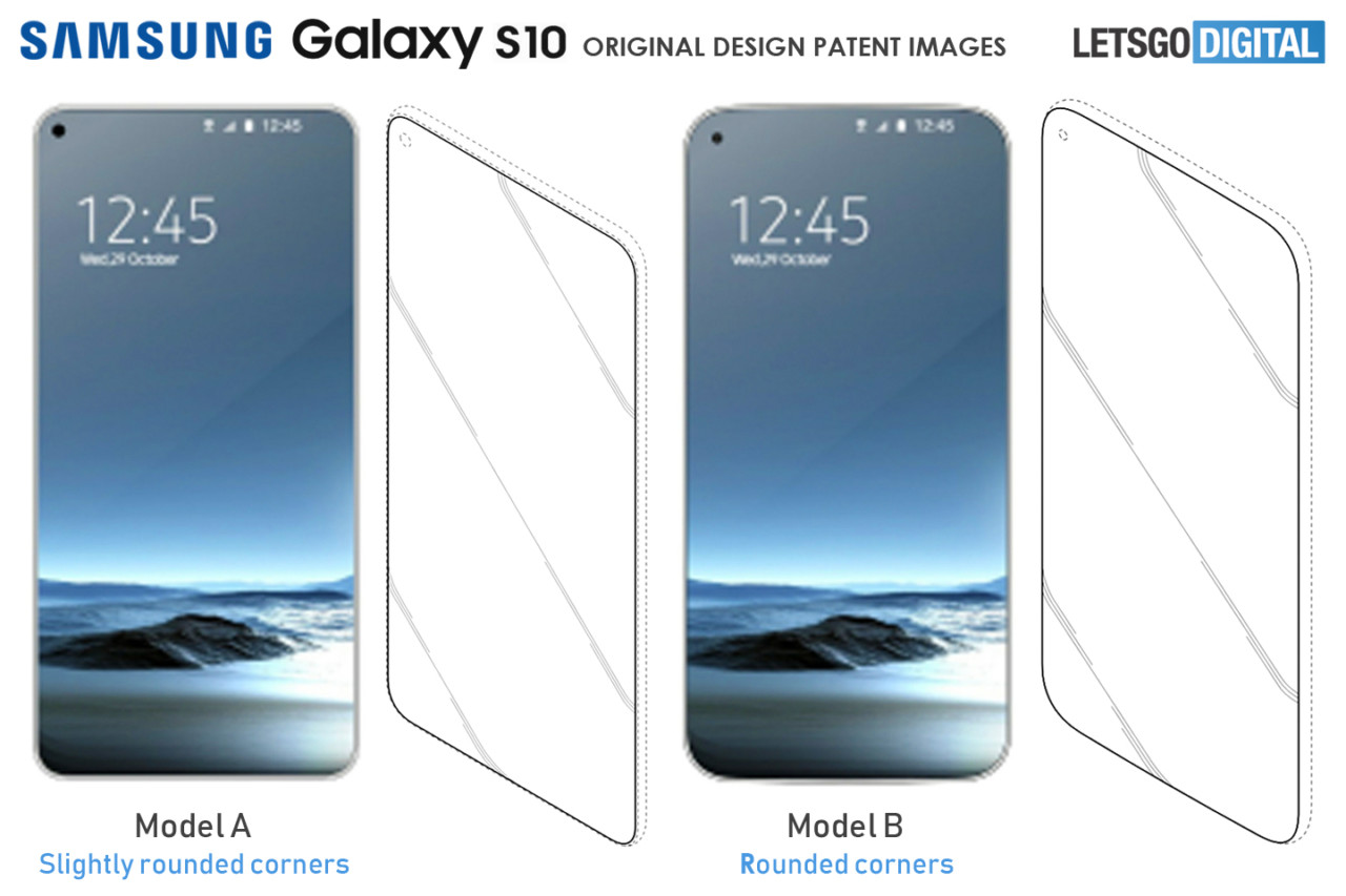 Samsung Galaxy S10 Design Patent