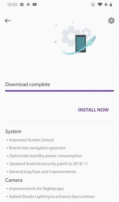 oneplus 6t update