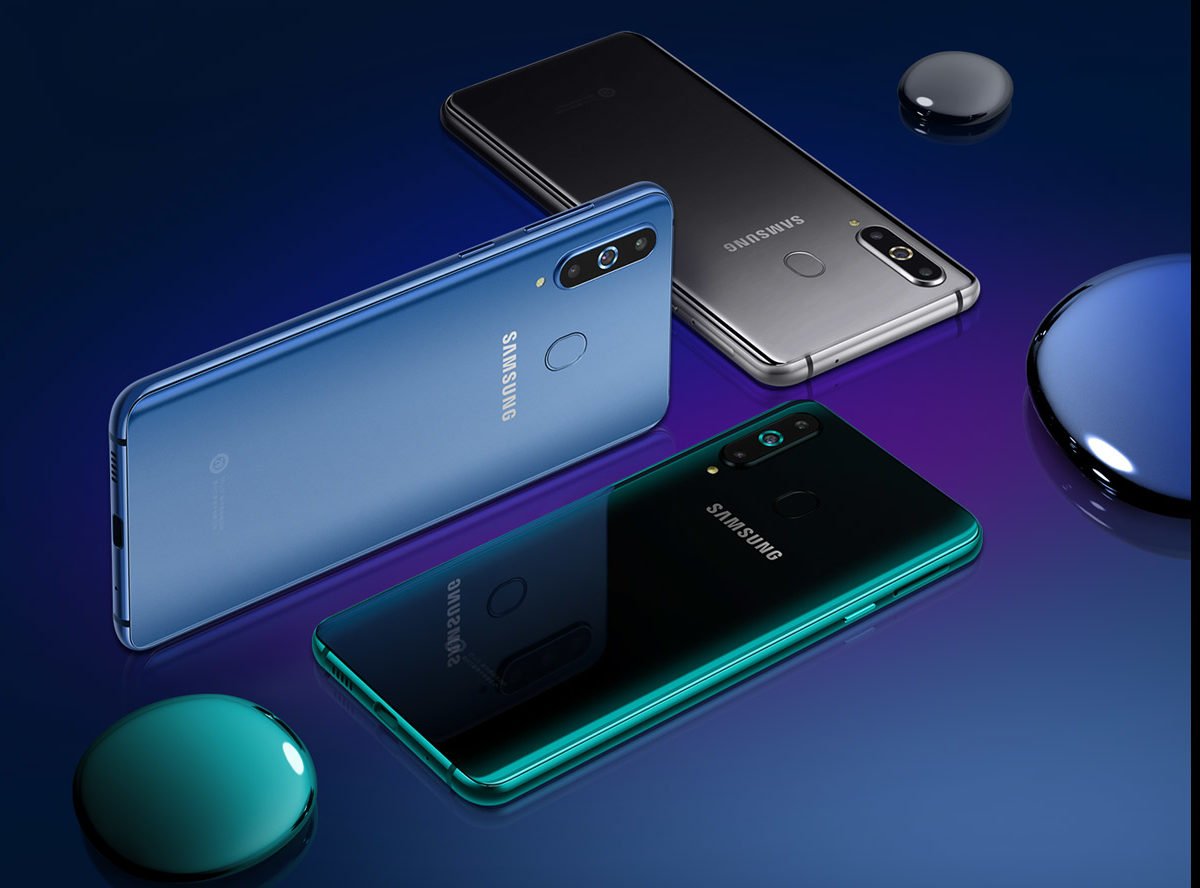 Galaxy A8s all colors