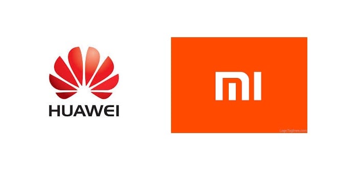 Huawei Xiaomi shipments