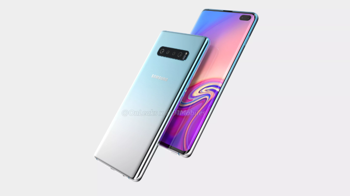 Samsung Galaxy S10 Plus is represented