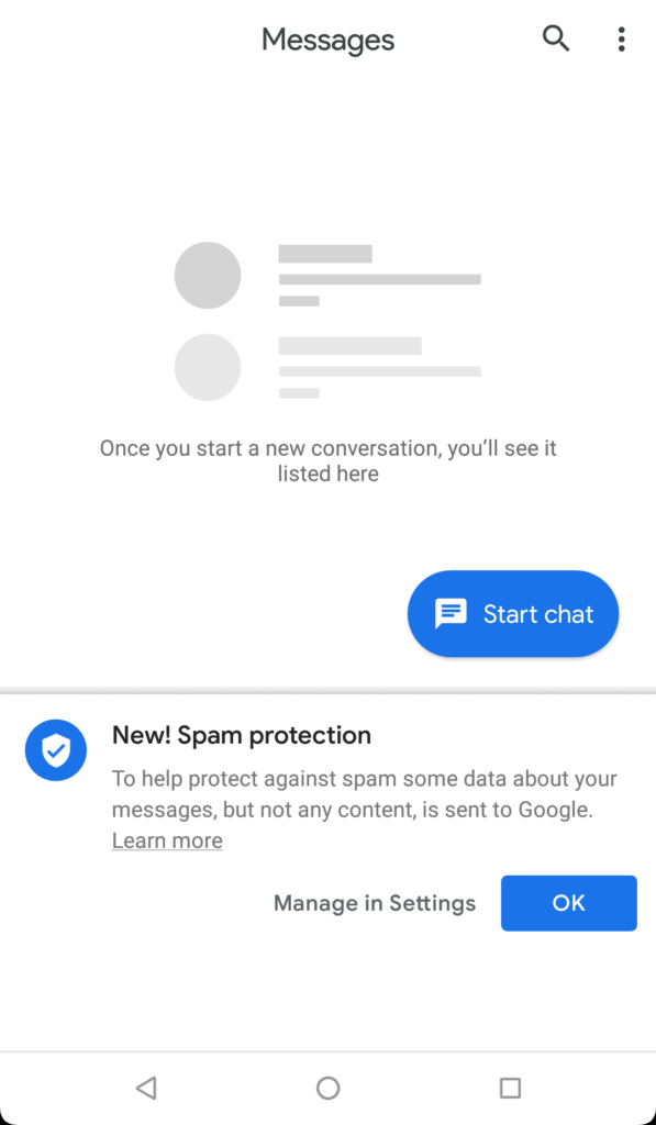 google-spam-protection