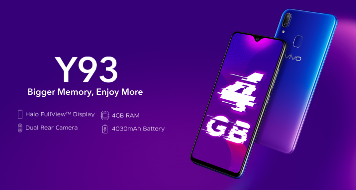 Vivo Y93 Goes Official In India With Helio P22 And 4 Gb Ram Gizmochina
