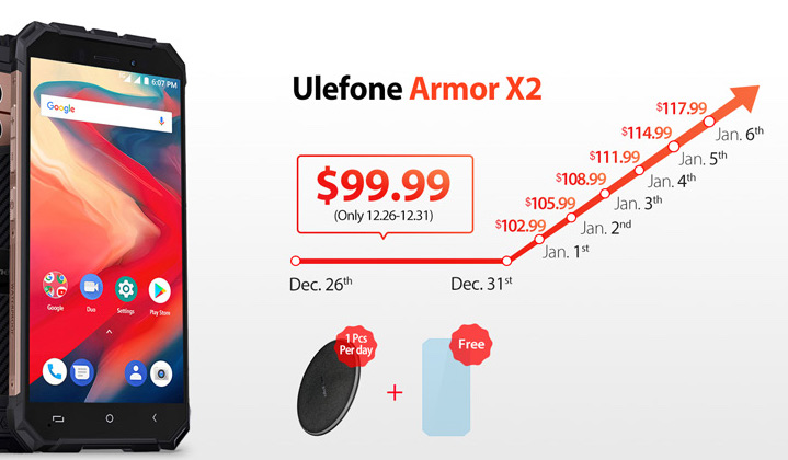 Ulefone Armor X2 now on presale for $99.99 (price offer valid till December 31) ulefone armor x2 featured