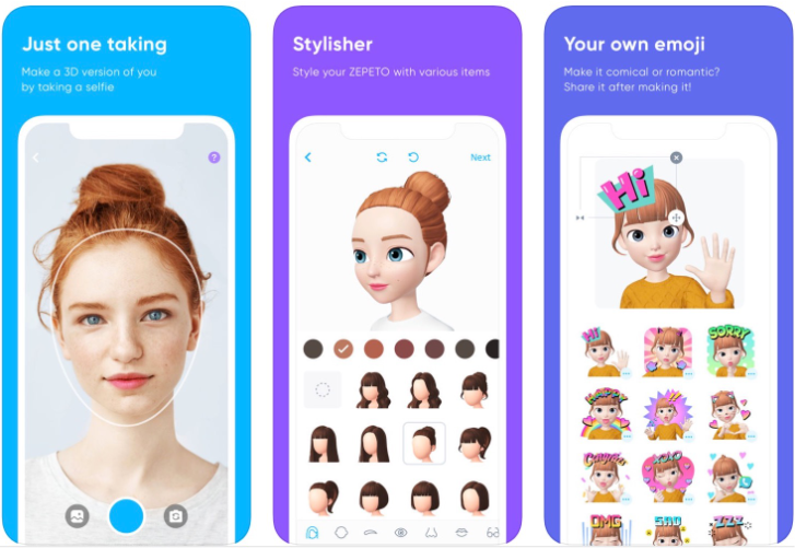 Zepeto - ứng dụng tạo avatar 3D đến từ Hàn Quốc đang được cộng đồng trẻ yêu thích vô cùng. Với nhiều tính năng và hiệu ứng cực độc đáo, bạn có thể tạo ra nhân vật 3D của mình và tham gia đời sống xã hội ảo thật đa dạng và thú vị. Hãy tải ngay Zepeto để thực hiện giấc mơ thoả mãn của bạn nhé!
