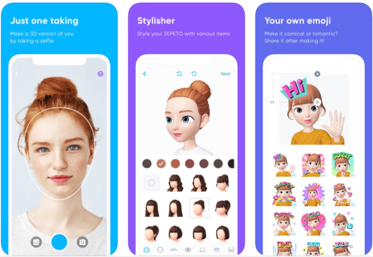 Korea's 3D Avatar Creator App Zepeto is Currently Trending in China -  Gizmochina