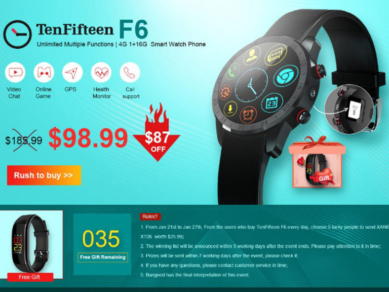 f6 smart watch