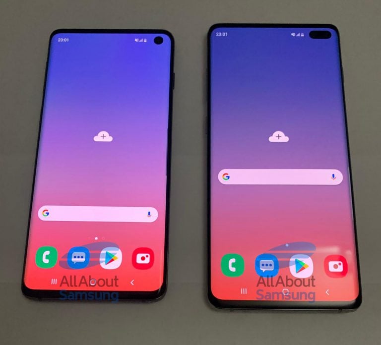 Galaxy S10 and Galaxy S10 Plus live image