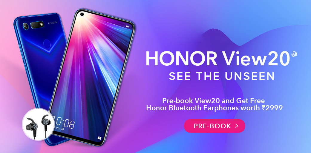 Honor View 20 pre-orders in India