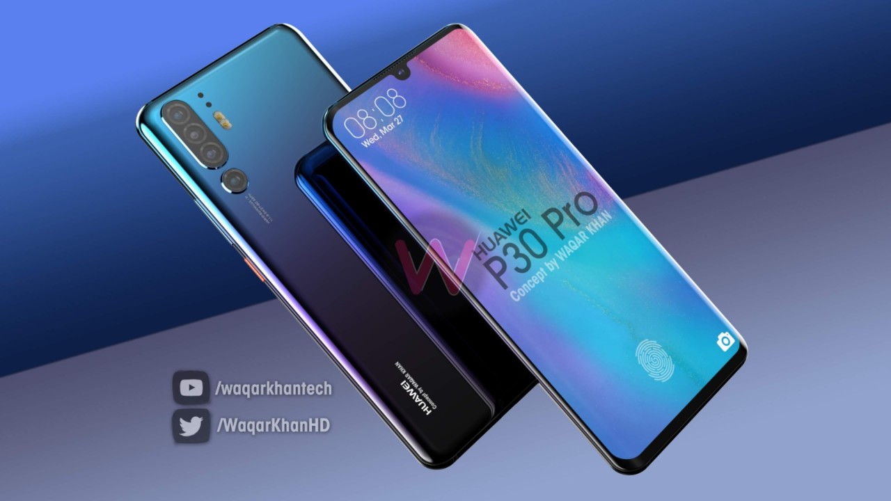 Huawei P30 Pro Concept Render