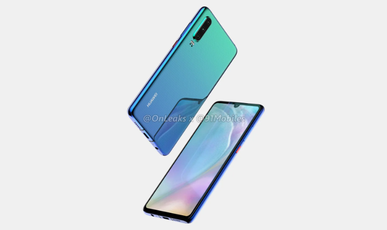 Huawei P30 render