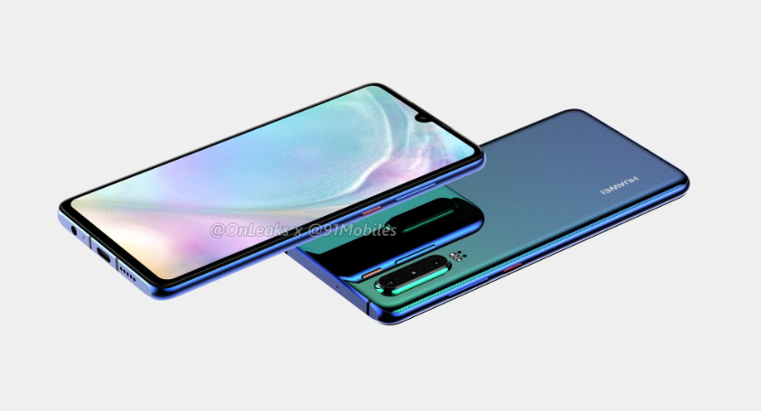 Huawei P30 render