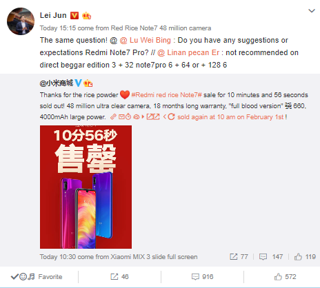 Redmi Note 7 Pro likely to arrive with 6 GB RAM and 128 GB storage ...