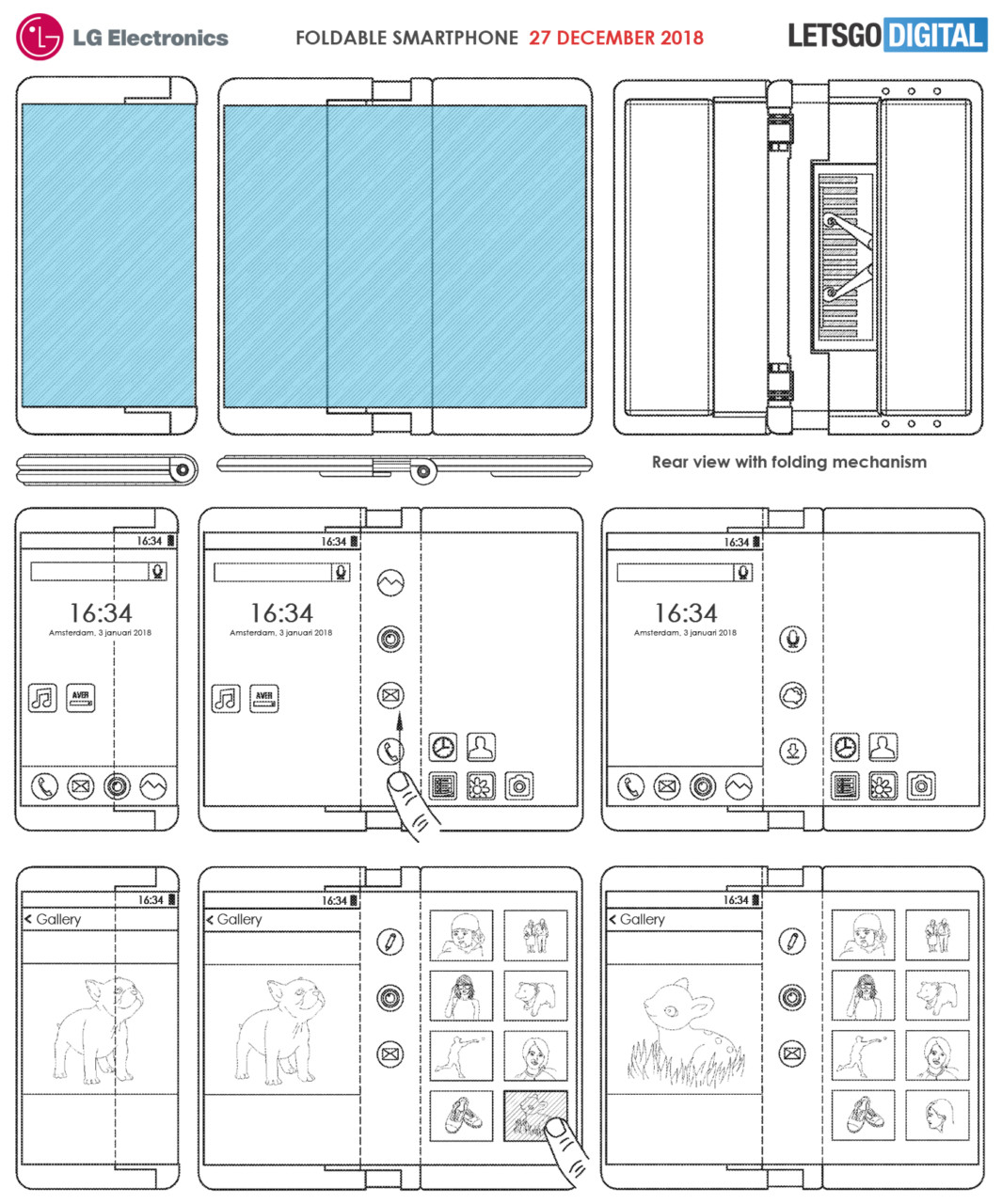 LG Foldable Smartphone Patent