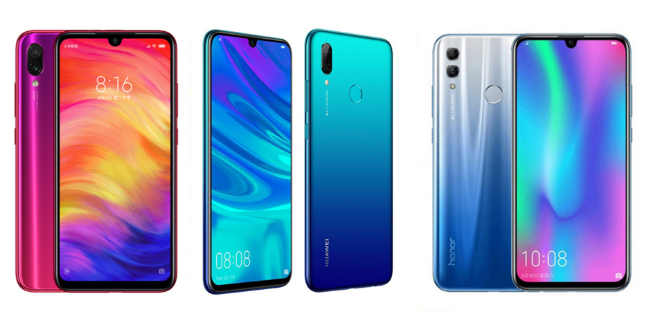 Xiaomi redmi note 7 a huawei p20 lite 4ad