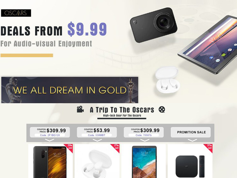 Avail Great Deals Starting From $9.99 And Other Unmissable Discounts On Banggood Banggood Oscar Promos Deals From $9.99