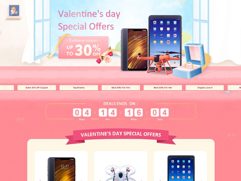 Banggood's Valentine's Day Special Offers