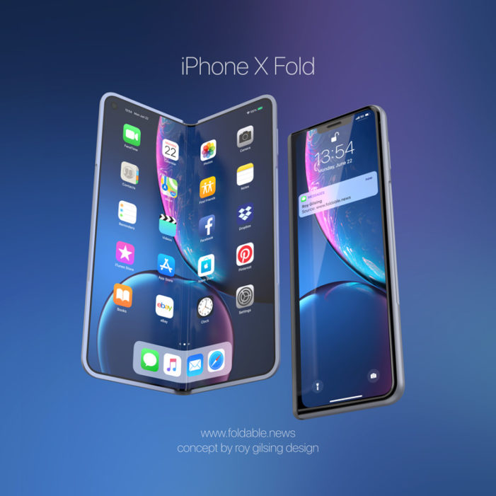  iPhone X fold