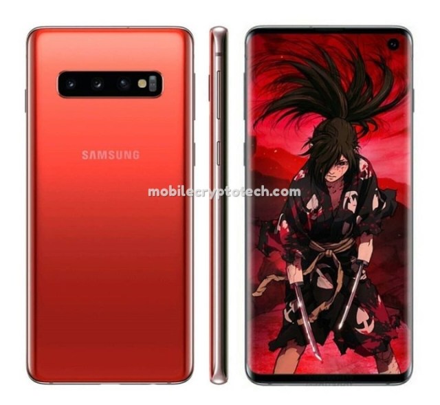 Galaxy S10 Cinnabar Red