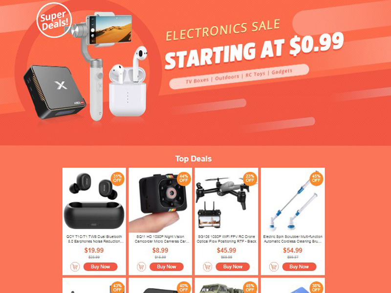GeekBuying Electronics Super Deals