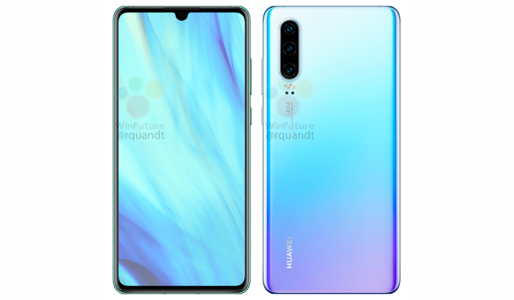 Huawei P30 Electric Blue