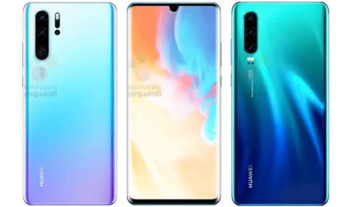 Huawei P30 and P30 Pro renders