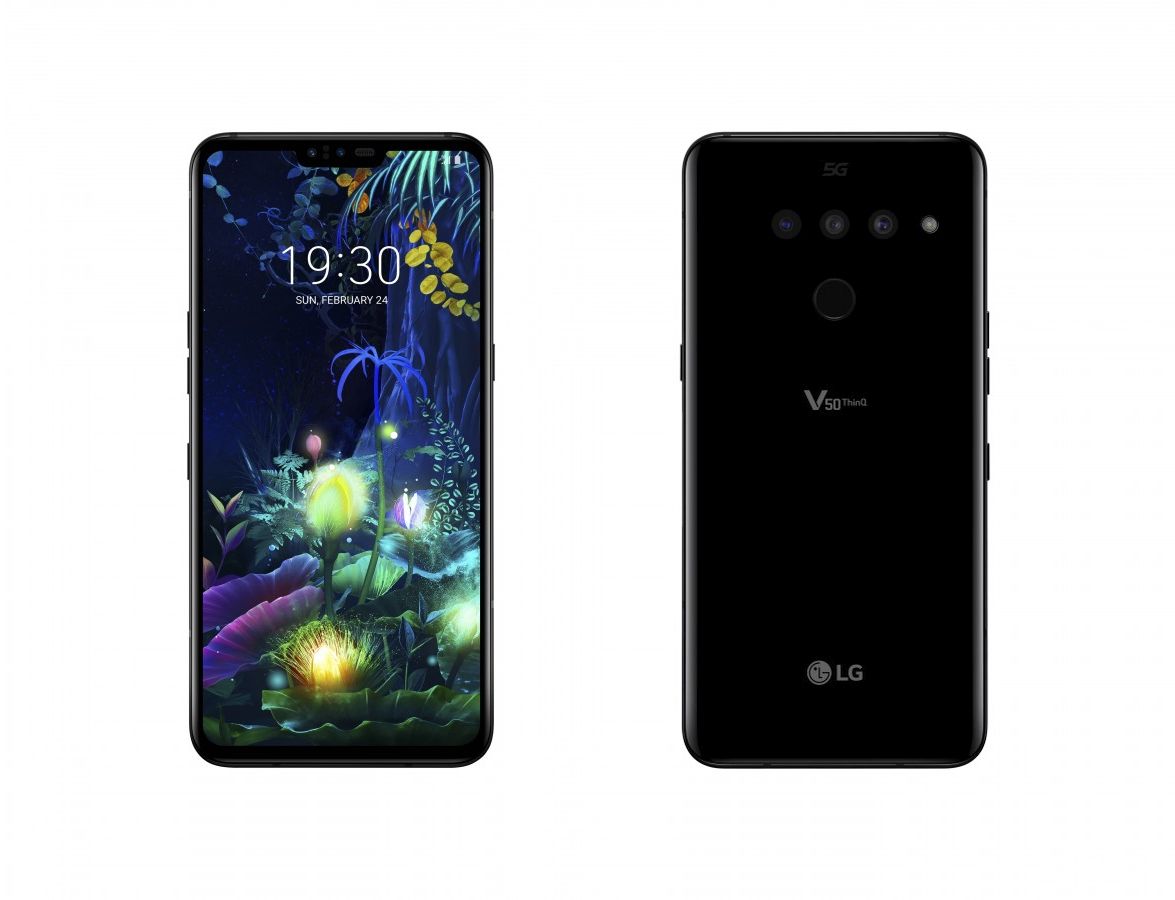 LG V50 ThinQ 5G phone with Snapdragon 855 and five cameras is