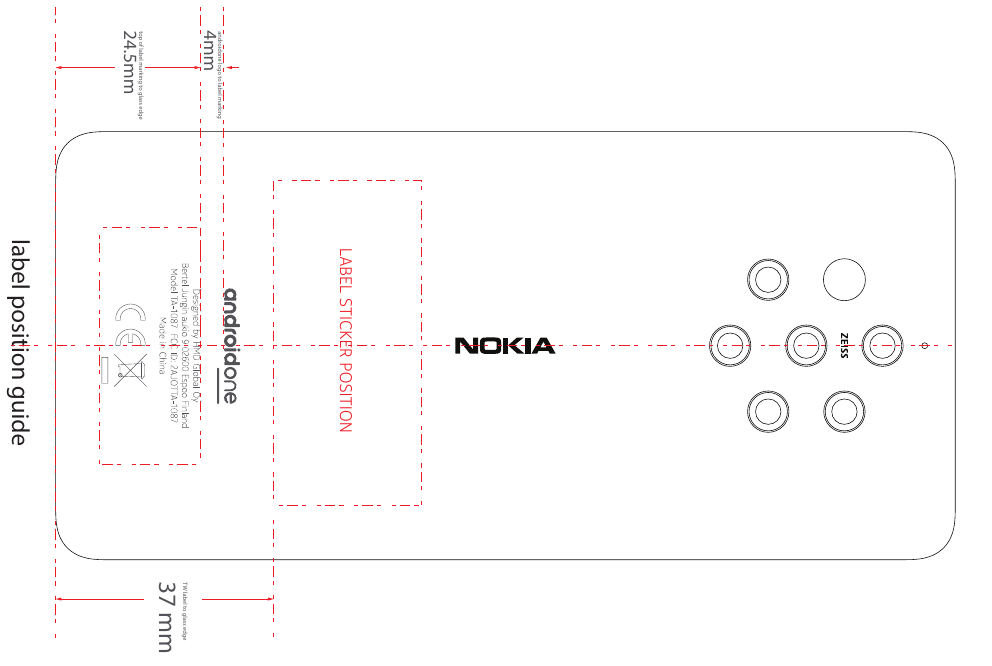 Nokia 9 PureView FCC