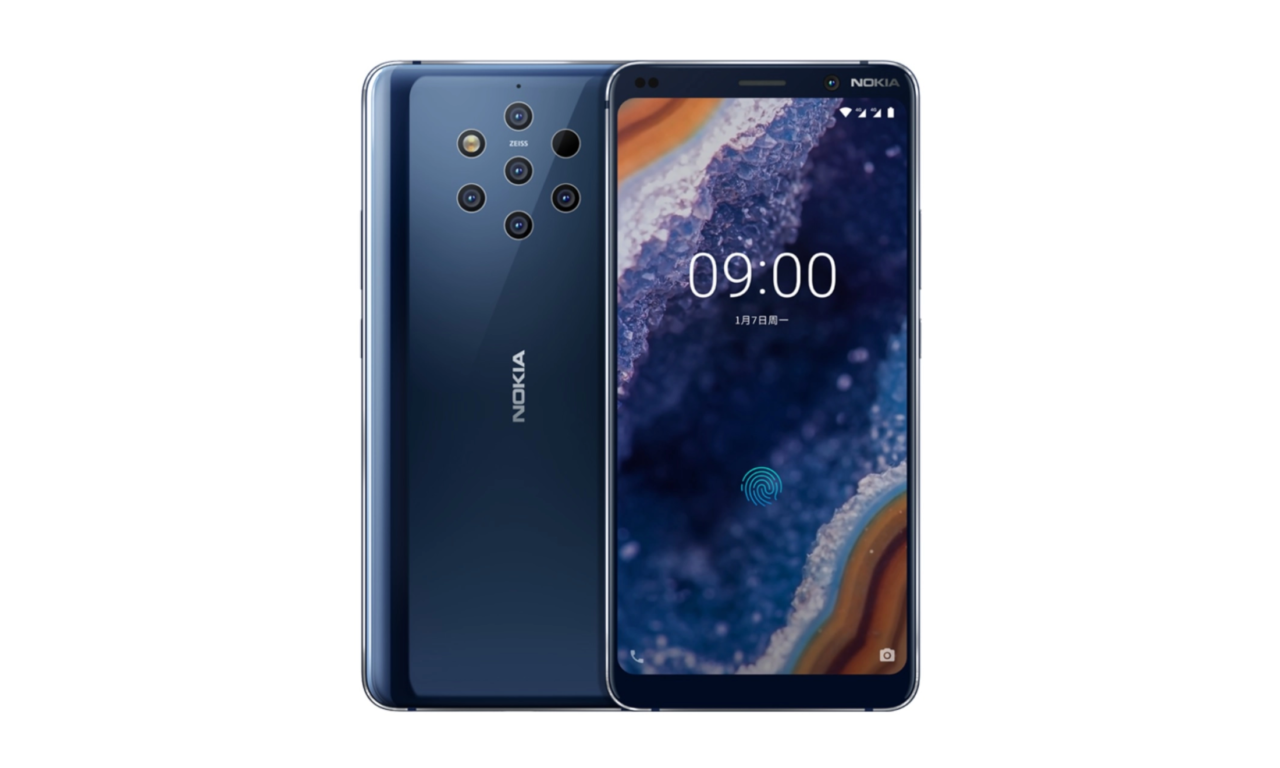 Nokia 9 Pureview With Penta Lens Setup Launched Specifications
