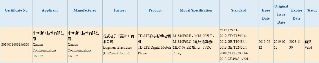 Redmi 7 3C