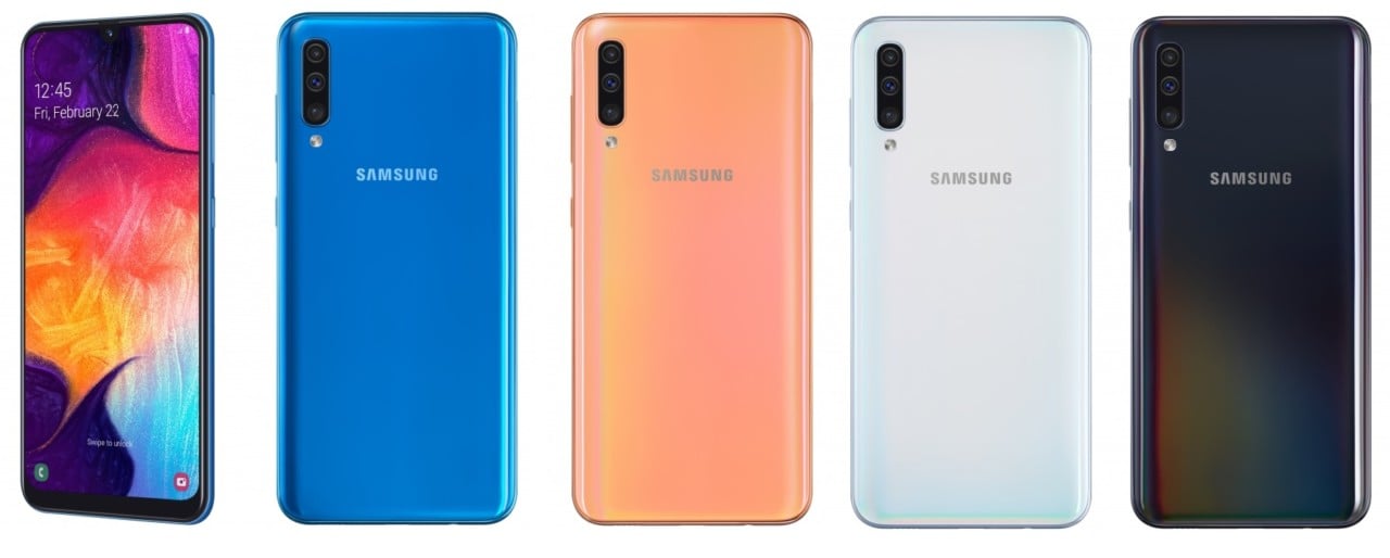 Samsung Galaxy A50 all colors