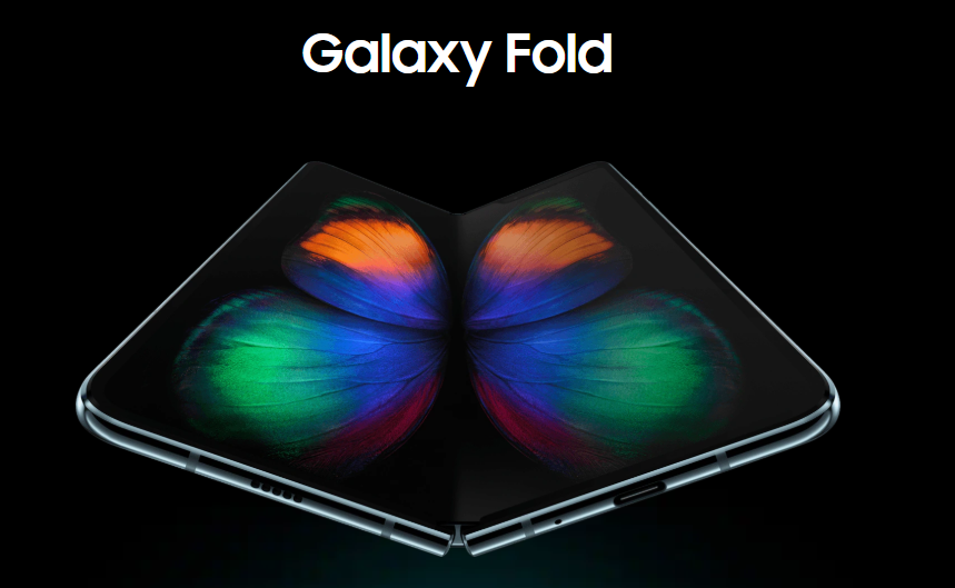 Samsung Galaxy Fold en primer plano
