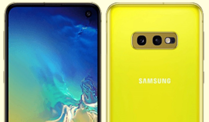   Samsung Galaxy S10e amarillo canario presentado 
