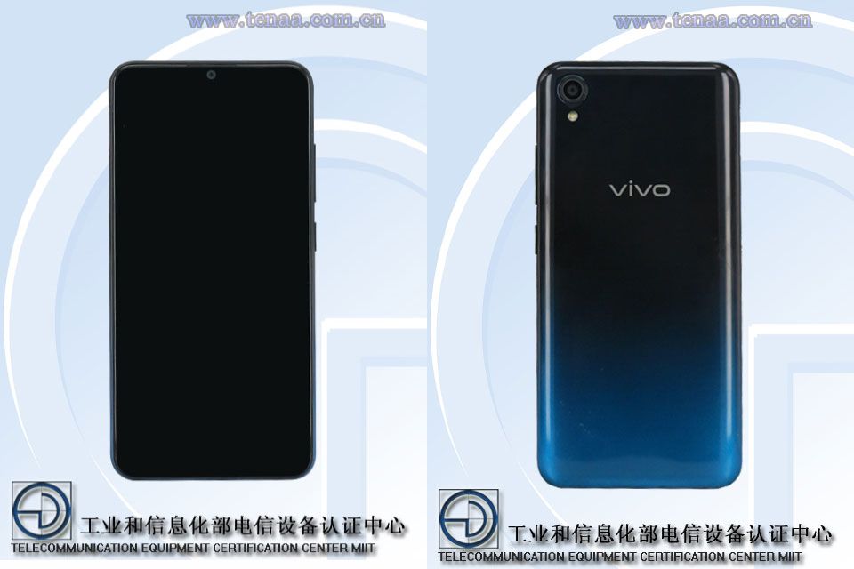 Vivo V1818EA-ET front and rear
