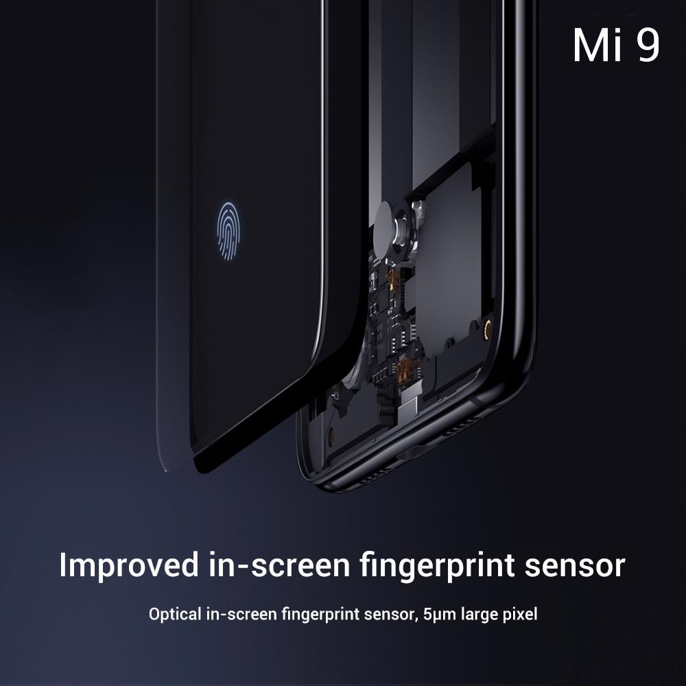 Xiaomi Mi 9 in-display fingerprint scanner