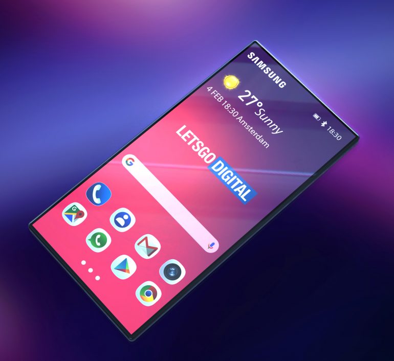 Samsung Galaxy F foldable phone