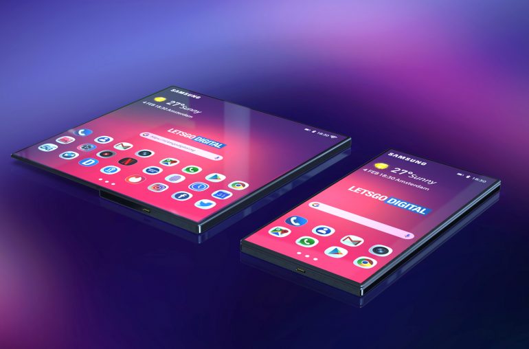 Samsung Galaxy F foldable phone