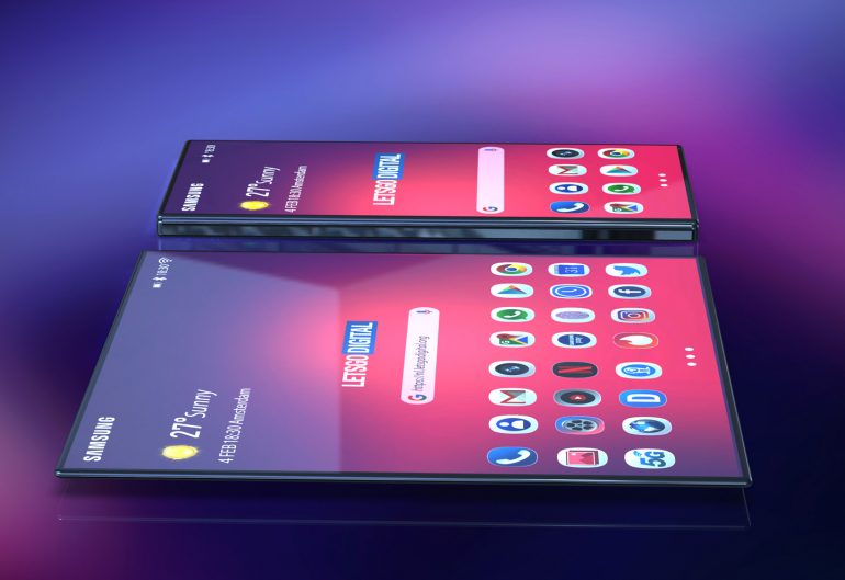 Samsung Galaxy F foldable phone
