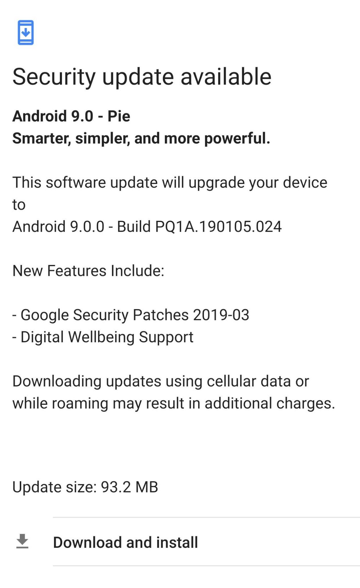 Essential PH-1 Digital Wellbeing update