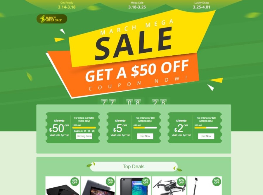 GeekBuying Launches Its March Mega Sale With Top Deals, Big Discounts