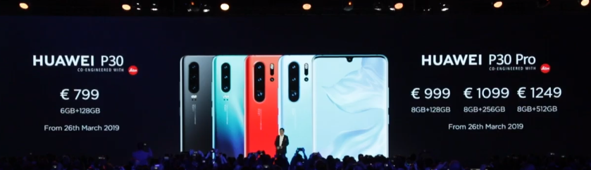 Huawei P30 and P30 Pro availability