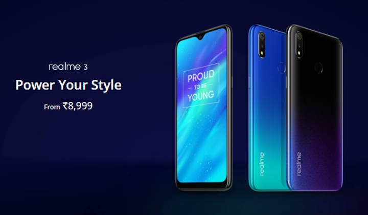Realme 3 first sale today at 12 PM: Price and specifications - Gizmochina