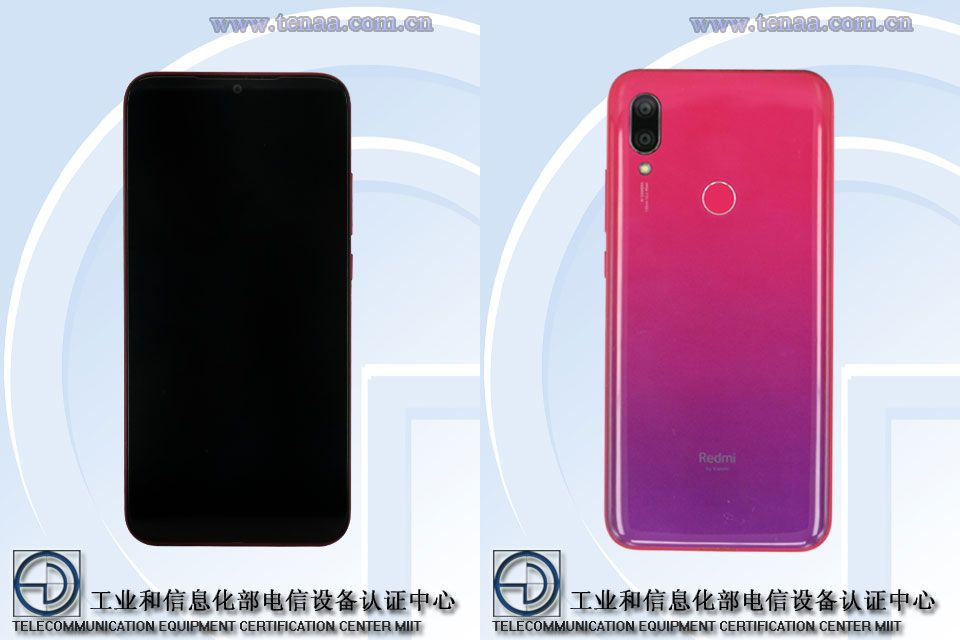 Xiaomi Redmi 7 TENAA