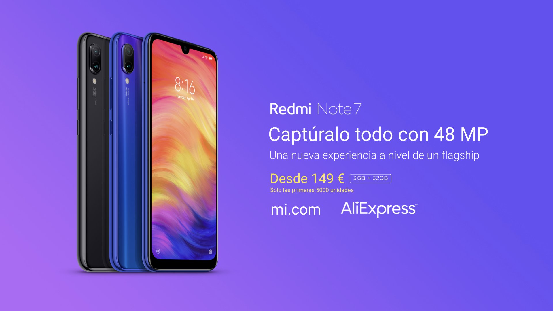 Redmi Note 7 Spain launch