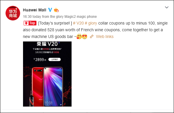Honor V20
